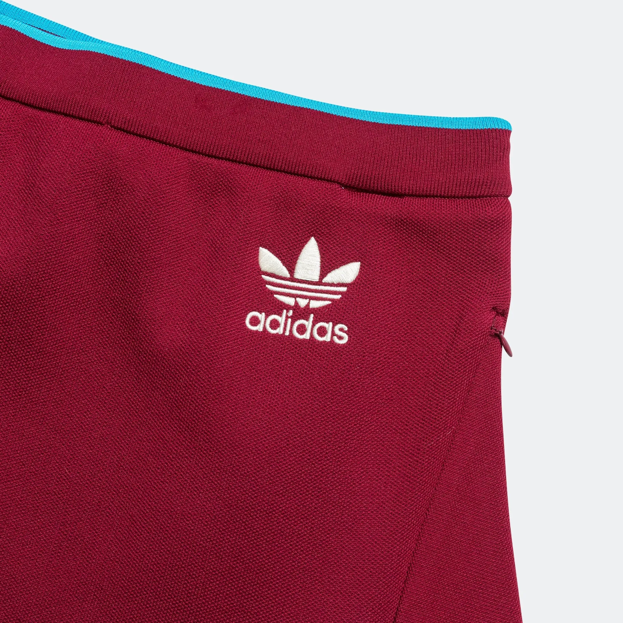 Adidas Damenbekleidung Strickrock x Wales Bonner - Kernburgunder