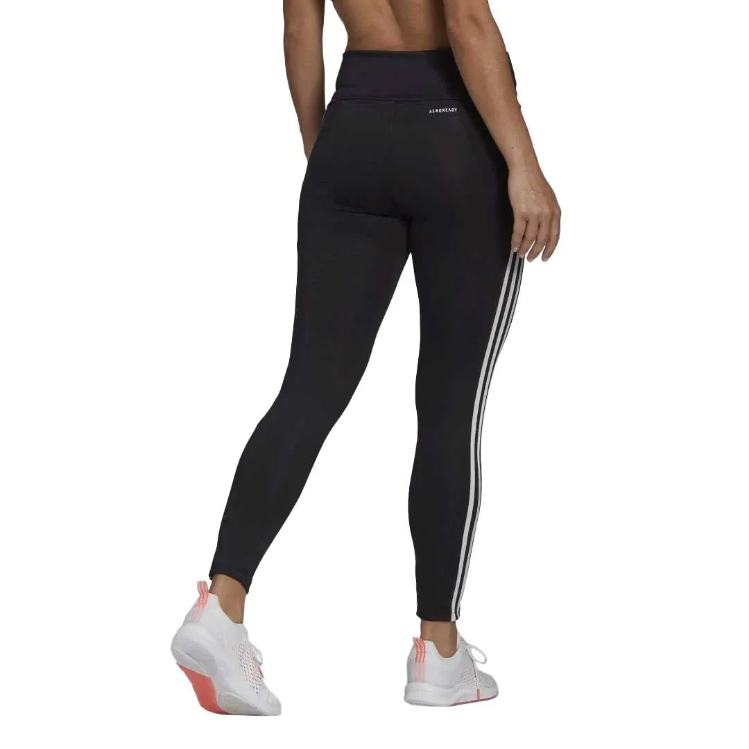 adidas - Damen Designed to Move High-Rise 3-Streifen 7/8 Sport-Leggings (GL4040)