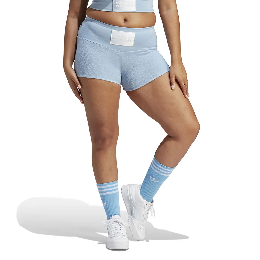 adidas - Damen High-Waist Handtuch-Radlerhose (IC8530)