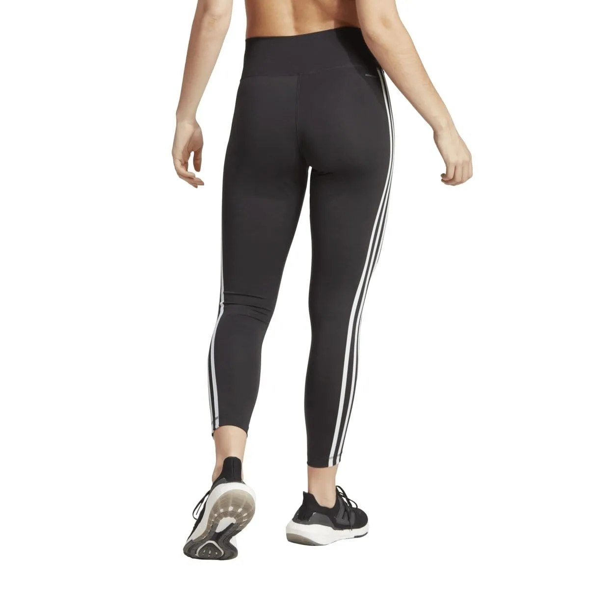 ADIDAS DAMEN TRAIN ESSENTIALS 3-STRIPEN HOCHTAILLIERTE 7/8 BLACK LEGGINGS