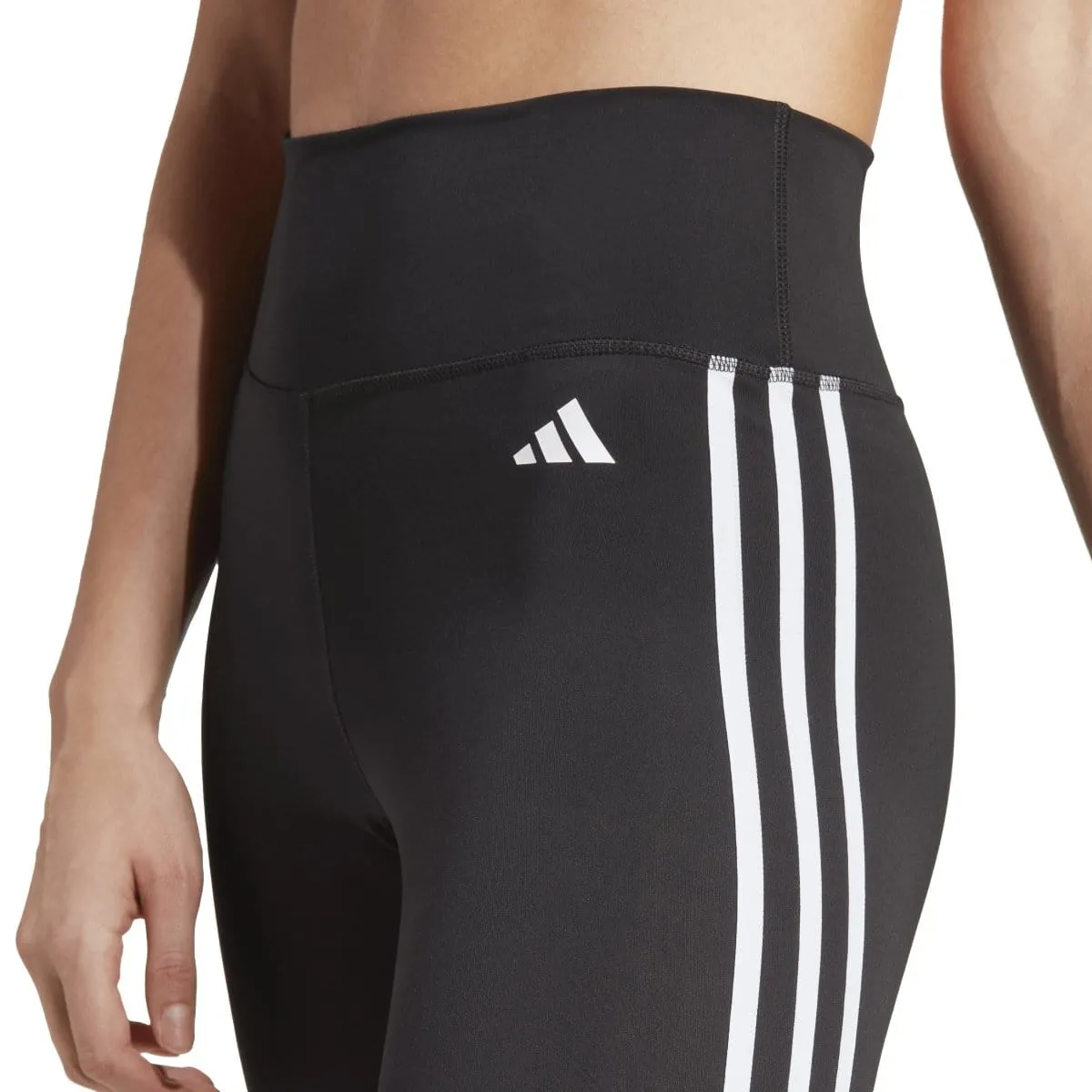 ADIDAS DAMEN TRAIN ESSENTIALS 3-STRIPEN HOCHTAILLIERTE 7/8 BLACK LEGGINGS