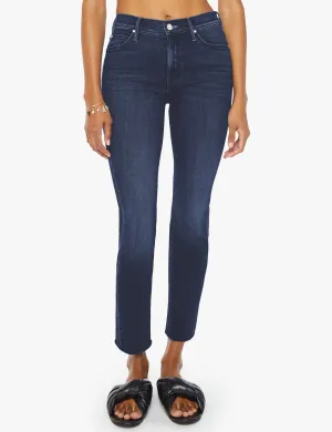 Knöchelhoher Mid-Rise Dazzler, Chip On My Shoulder Kleidung_mother-denim