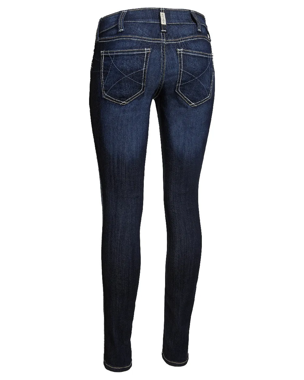 Ariat Damen Real Mid Rise Outseam Ella Skinny Jeans Ariat Kleidung