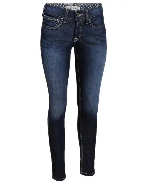 Ariat Damen Real Mid Rise Outseam Ella Skinny Jeans Ariat Kleidung