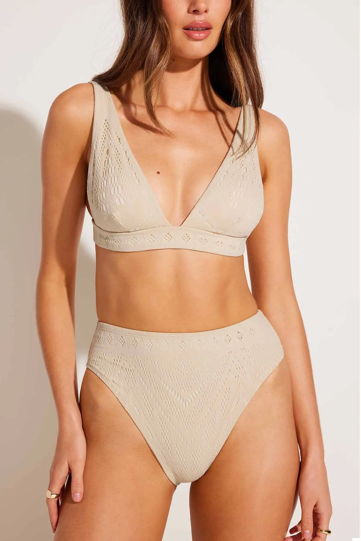 Barcelona Bikini-Höschen mit hoher Taille