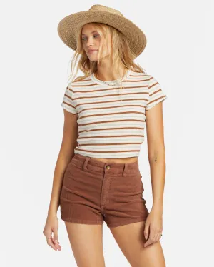 Billabong Free Fall Cord Shorts - Geröstete Kokosnuss