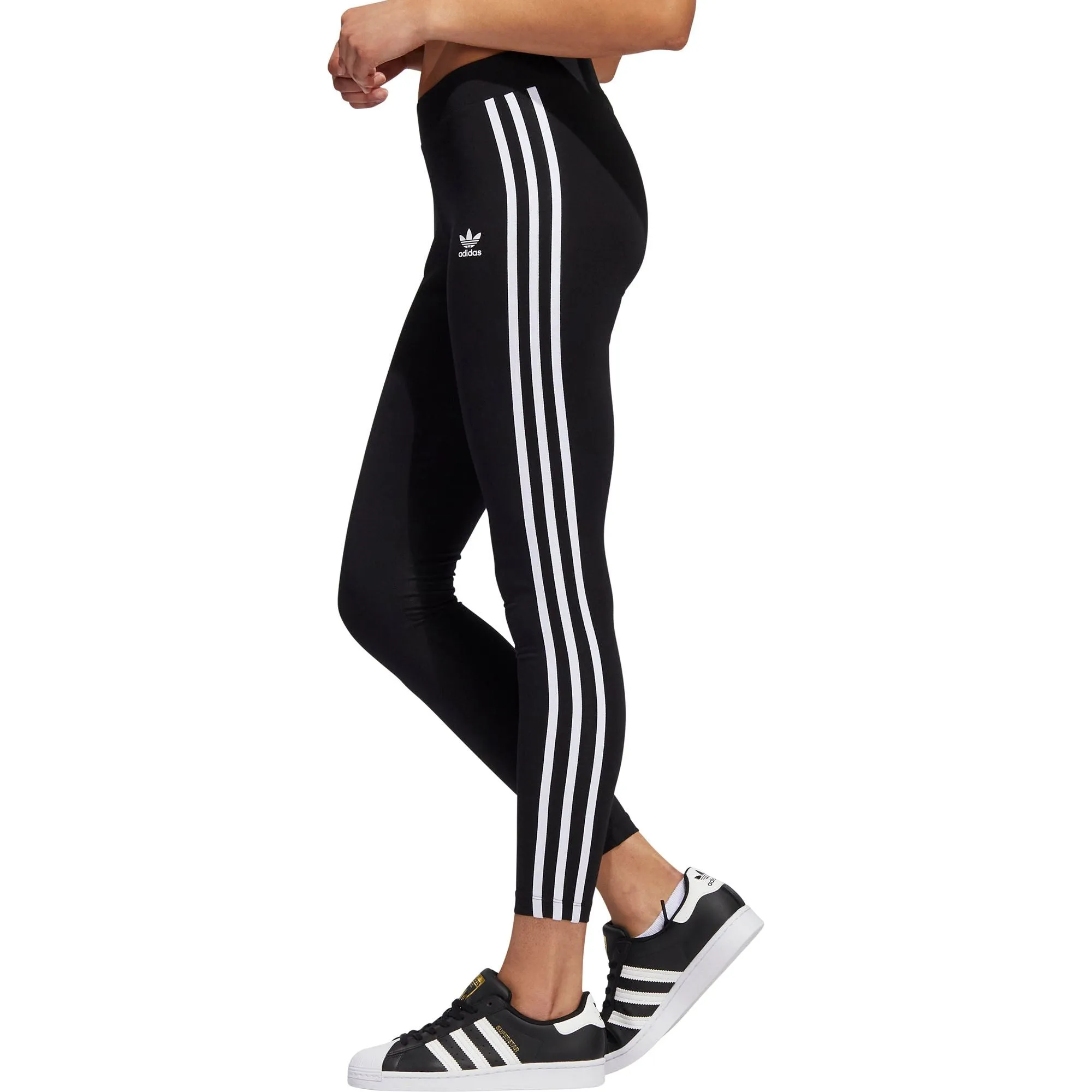 Bekleidung Adidas Damen adidas Adicolour Classic 3 Streifen Damen Lange Trainingshose - Schwarz