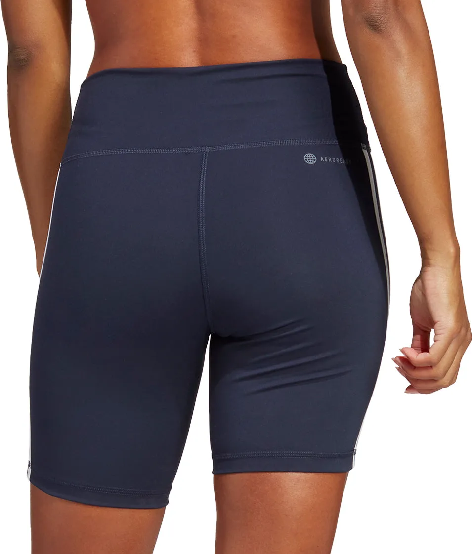 Bekleidung Adidas Damen adidas Train Essentials 3 Streifen Damen Trainingsshorts - Blau