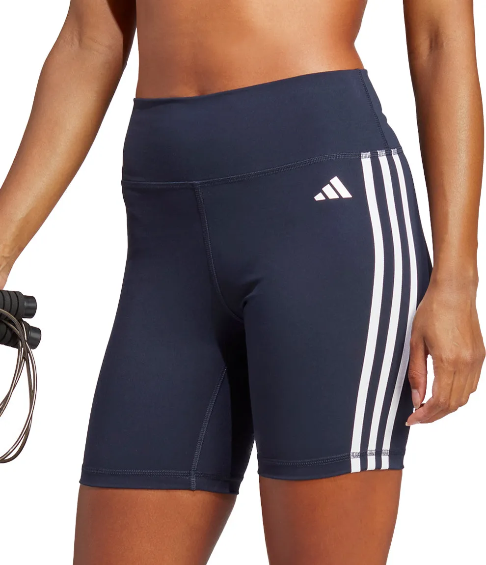 Bekleidung Adidas Damen adidas Train Essentials 3 Streifen Damen Trainingsshorts - Blau