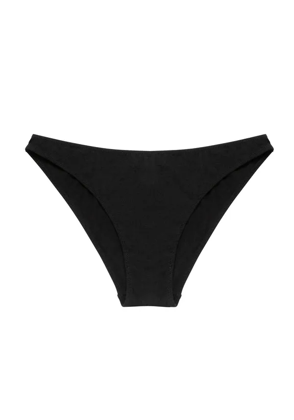 Kleidung Blush Dessous Damen Der Baumwoll-Bikini mit niedrigem Bund - Schwarz