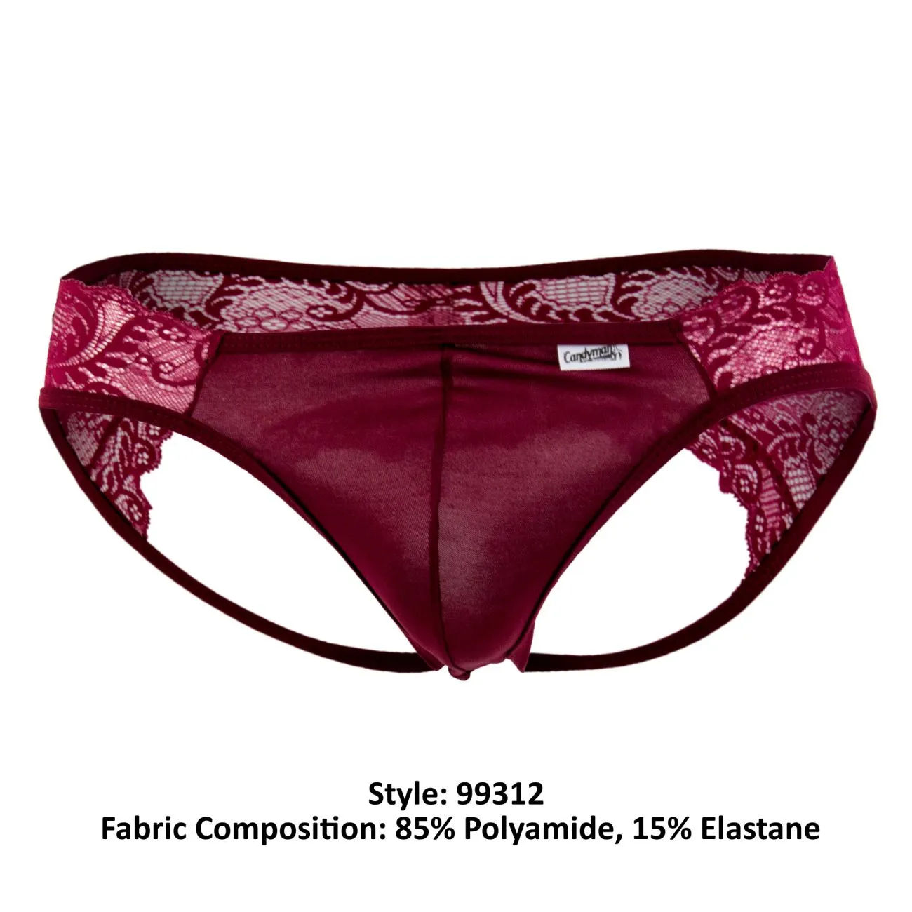 Bekleidung_Candyman_Herrenunterwäsche CandyMan 99312 Jockstrap Farbe Burgunder