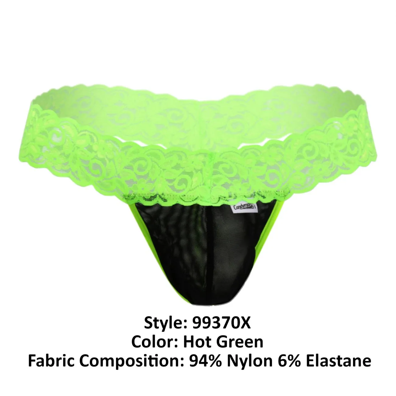 Bekleidung_Candyman_Herrenunterwäsche CandyMan 99370X Tangas Farbe Knallgrün