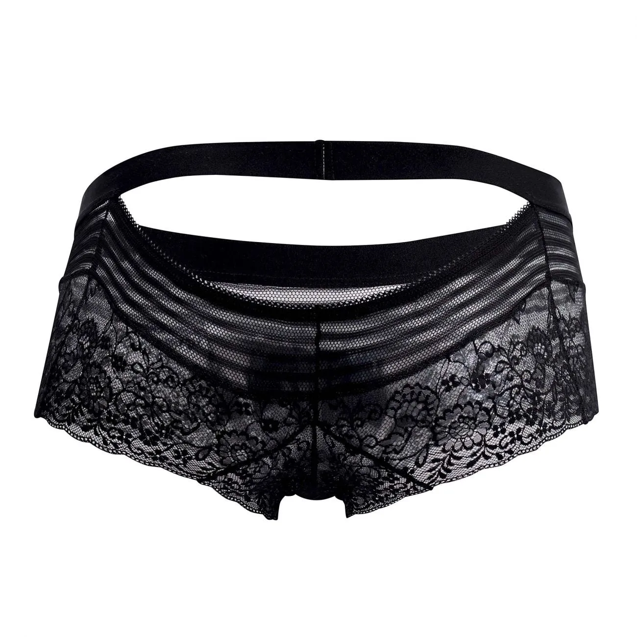 Bekleidung_Candyman_Herrenunterwäsche CandyMan 99466X Spitzen-Slip Farbe Schwarz
