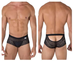 Bekleidung_Candyman_Herrenunterwäsche CandyMan 99466X Spitzen-Slip Farbe Schwarz