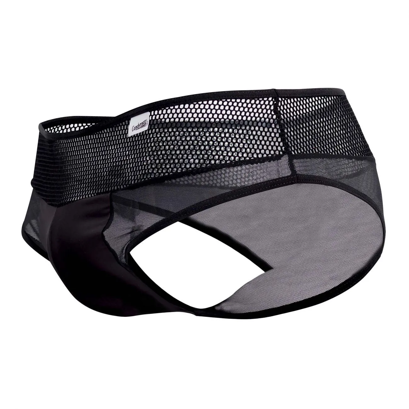 Bekleidung_Candyman_Herrenunterwäsche CandyMan 99495 Mesh Slips Farbe Schwarz