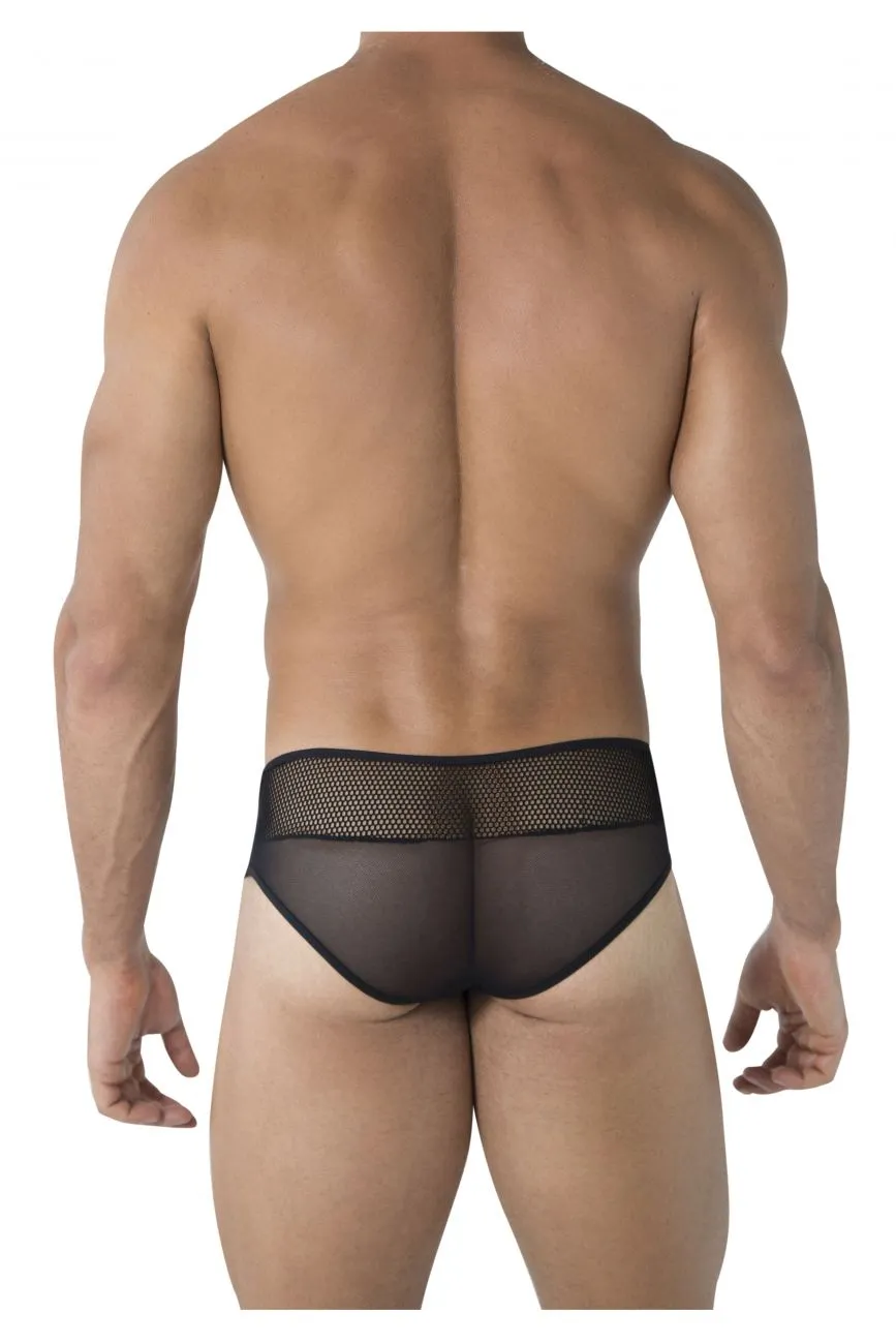 Bekleidung_Candyman_Herrenunterwäsche CandyMan 99495 Mesh Slips Farbe Schwarz