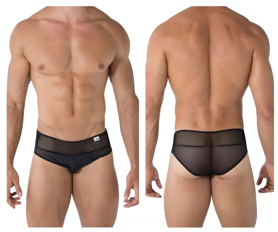 Bekleidung_Candyman_Herrenunterwäsche CandyMan 99495 Mesh Slips Farbe Schwarz