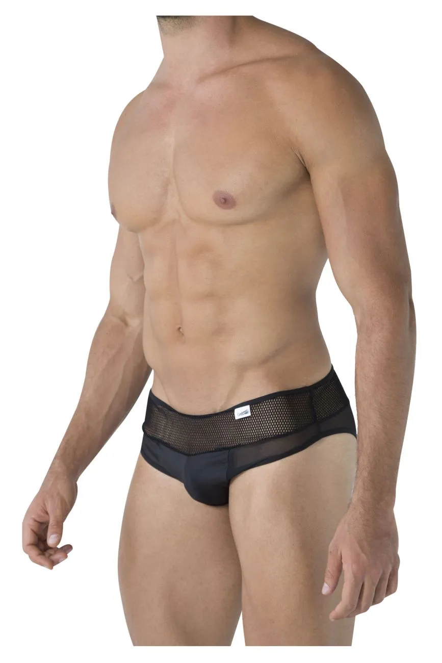 Bekleidung_Candyman_Herrenunterwäsche CandyMan 99495 Mesh Slips Farbe Schwarz