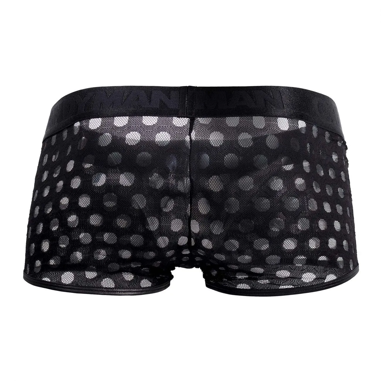 Bekleidung_Candyman_Herrenunterwäsche CandyMan 99511X Pünktchen-Mesh-Slip Farbe Schwarz