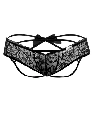 Bekleidung_Candyman_Herrenunterwäsche Candyman 99535 Bogen-Jockstrap Schwarz