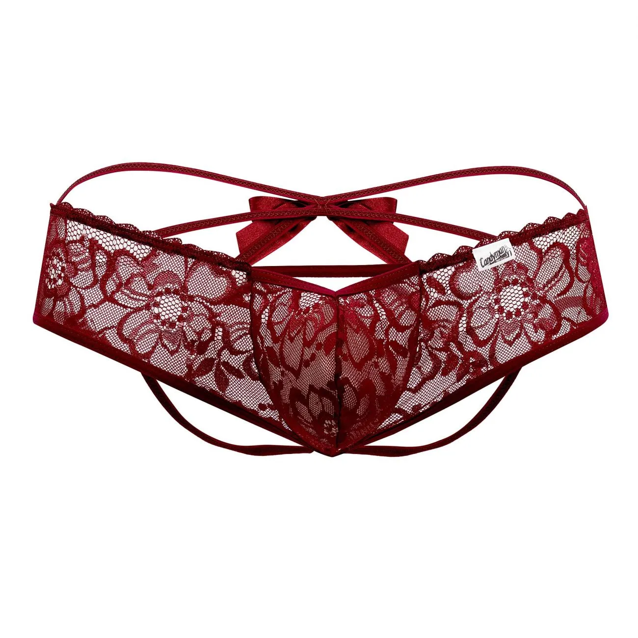 Bekleidung_Candyman_Herrenunterwäsche CandyMan 99535 Bogen-Jockstrap Farbe Burgunder