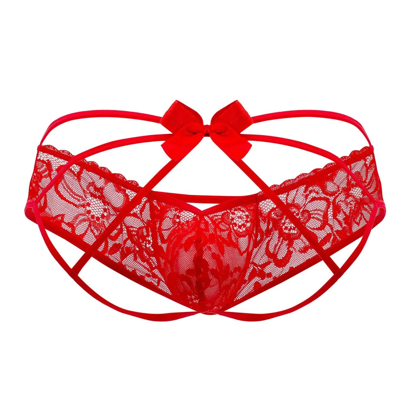 Bekleidung_Candyman_Herrenunterwäsche CandyMan 99535 Bogen-Jockstrap Farbe Rot