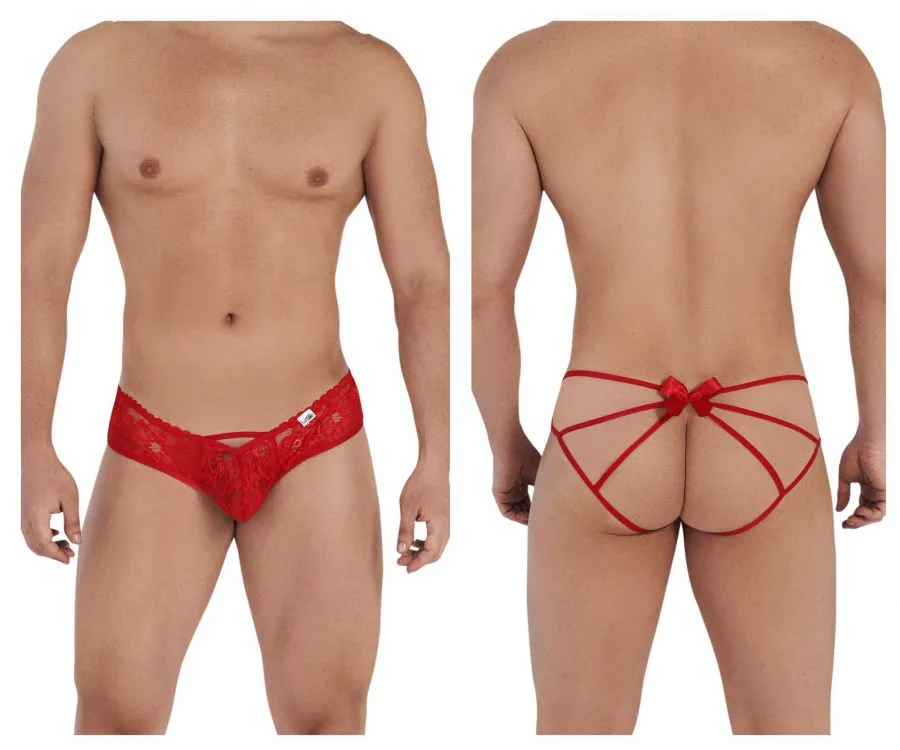 Bekleidung_Candyman_Herrenunterwäsche CandyMan 99535 Bogen-Jockstrap Farbe Rot