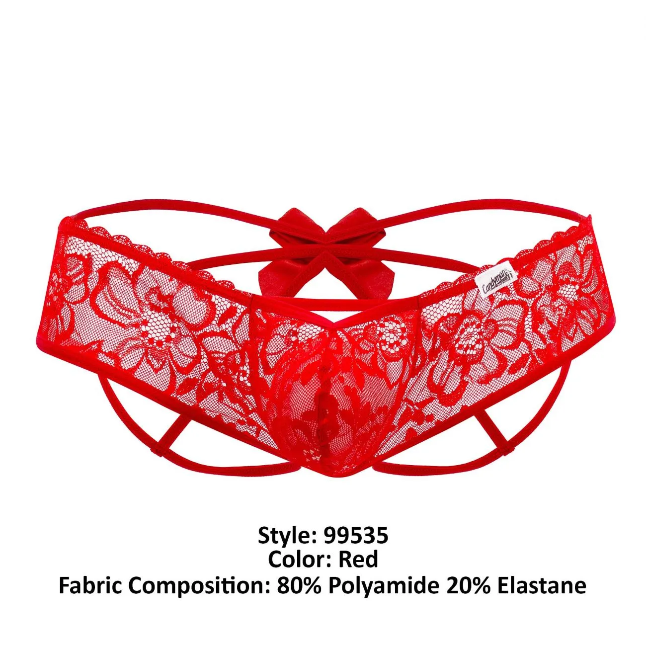 Bekleidung_Candyman_Herrenunterwäsche CandyMan 99535 Bogen-Jockstrap Farbe Rot