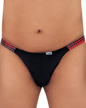 Bekleidung_Candyman_Herrenunterwäsche Candyman 99536x Bikini-Jockstrap Schwarz Druck