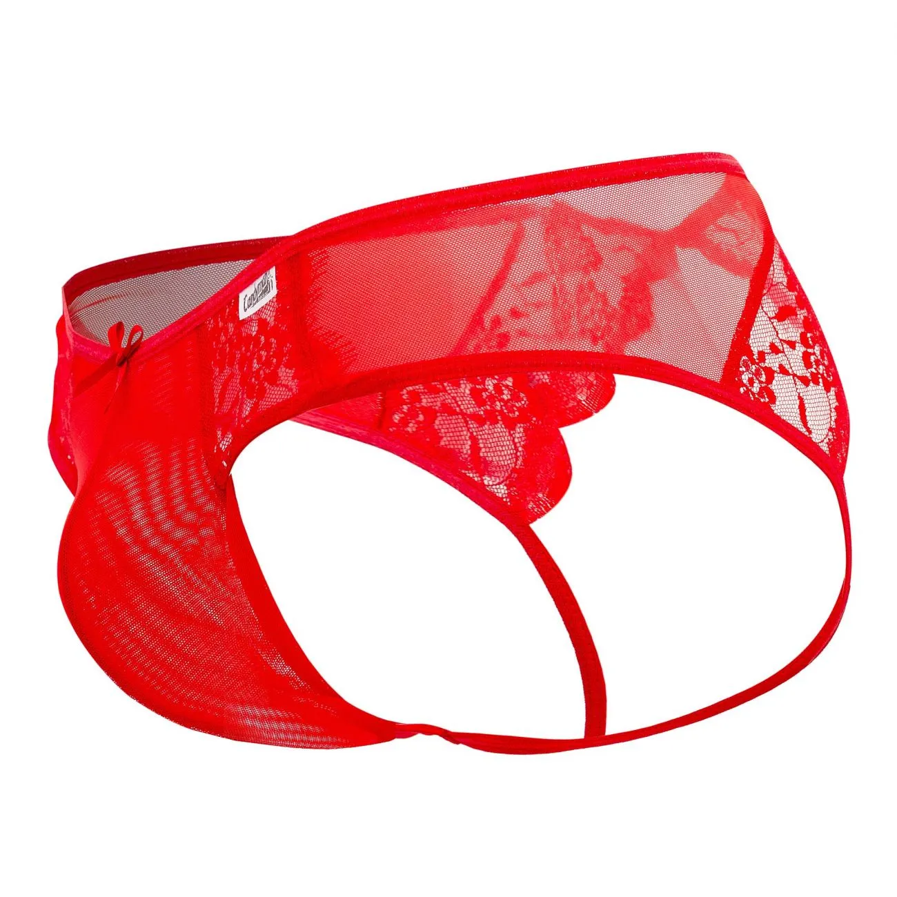 Bekleidung_Candyman_Herrenunterwäsche CandyMan 99538 Spitzen-Jockstrap Farbe Rot