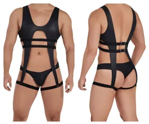 Bekleidung_Candyman_Herrenunterwäsche CandyMan 99541X Gladiatoren-Bodysuit Farbe Schwarz