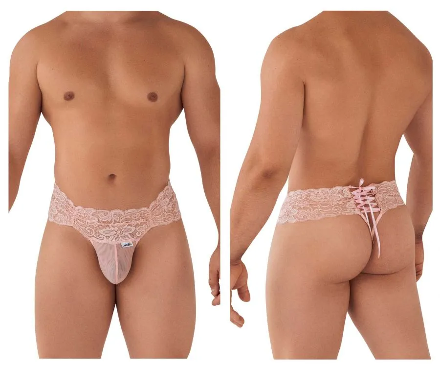 Bekleidung_Candyman_Herrenunterwäsche CandyMan 99595 Spitzen-Tangas Farbe Rosa