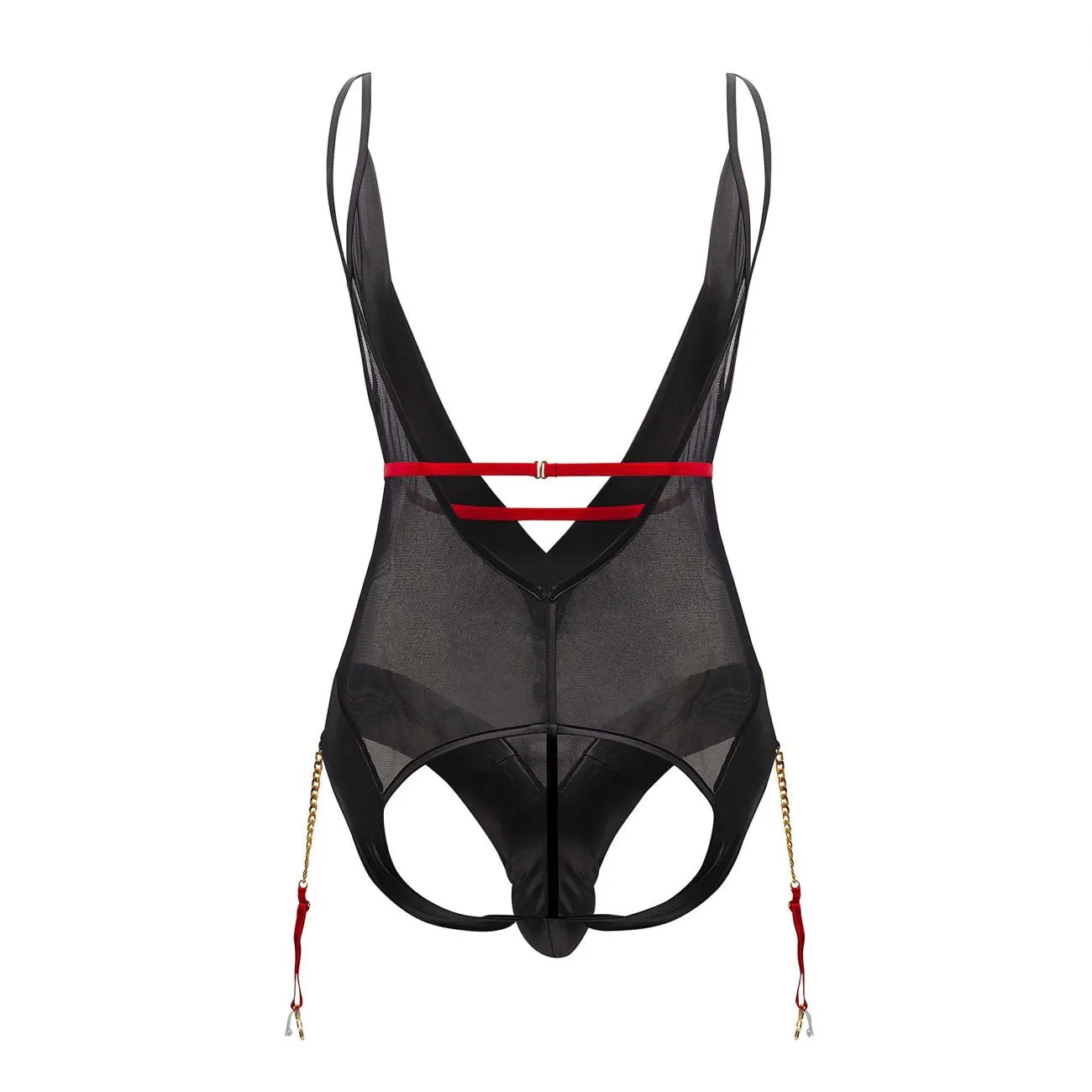Bekleidung_Candyman_Herrenunterwäsche CandyMan 99600 Mesh-Body Farbe Schwarz