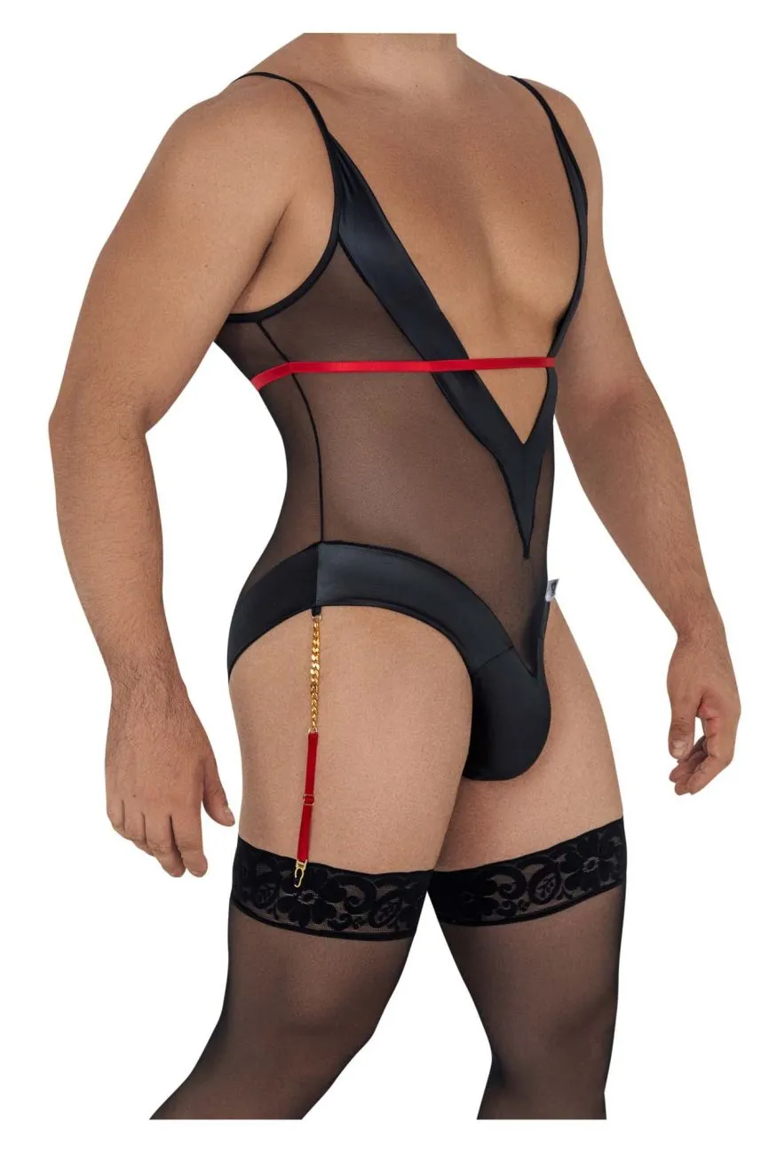Bekleidung_Candyman_Herrenunterwäsche CandyMan 99600 Mesh-Body Farbe Schwarz