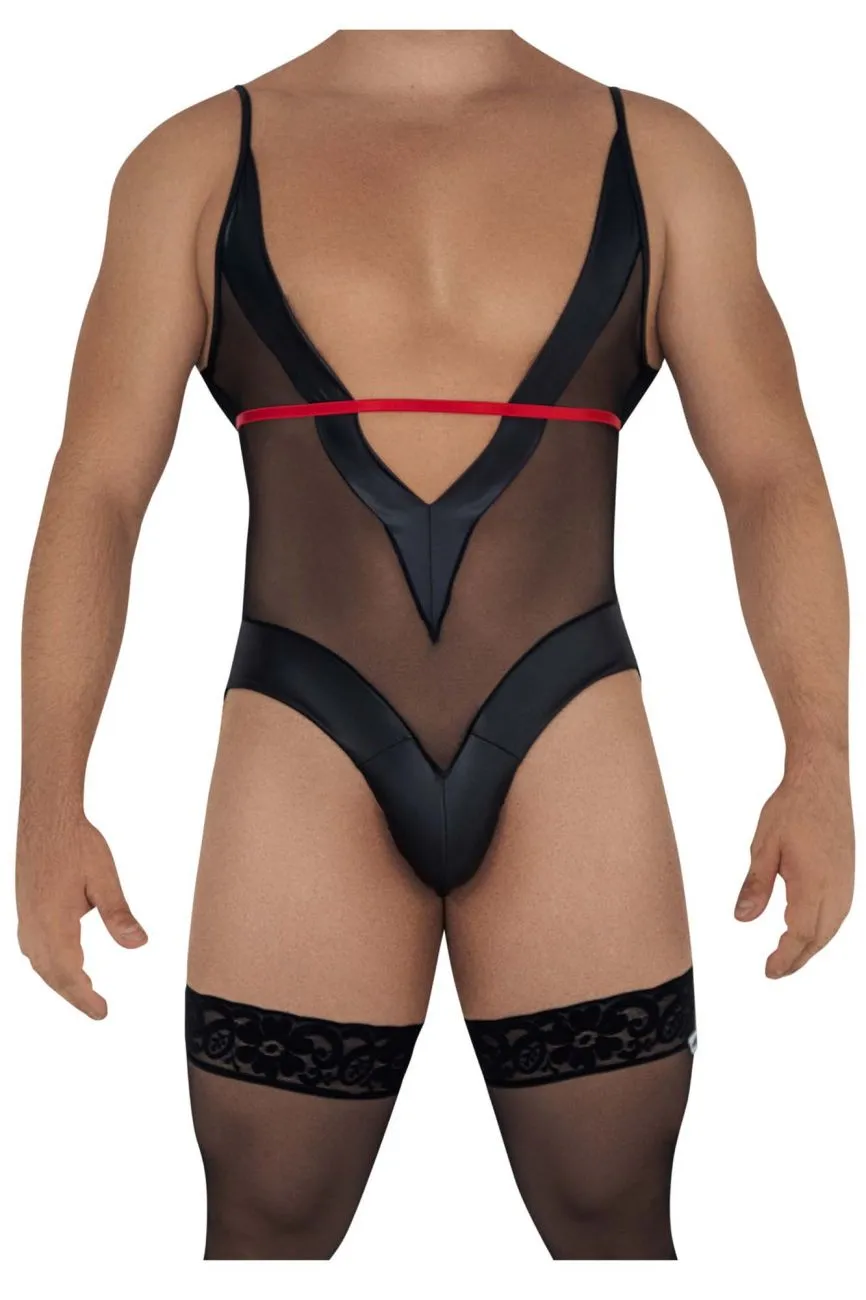 Bekleidung_Candyman_Herrenunterwäsche CandyMan 99600 Mesh-Body Farbe Schwarz