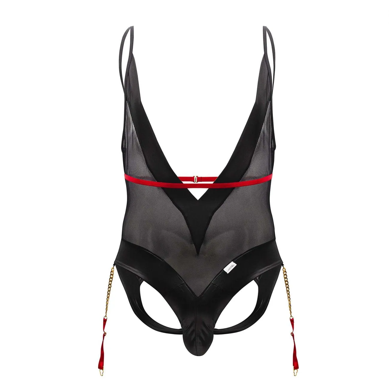 Bekleidung_Candyman_Herrenunterwäsche CandyMan 99600 Mesh-Body Farbe Schwarz