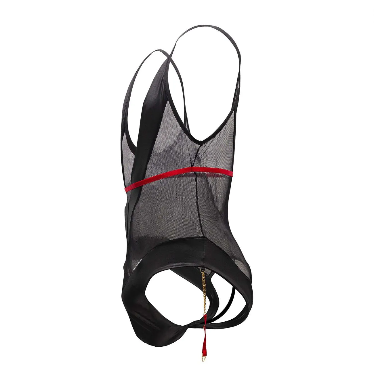 Bekleidung_Candyman_Herrenunterwäsche CandyMan 99600 Mesh-Body Farbe Schwarz