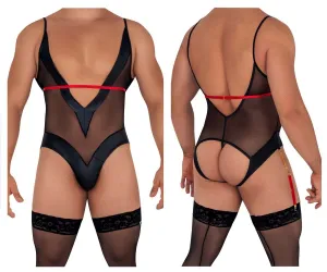 Bekleidung_Candyman_Herrenunterwäsche CandyMan 99600 Mesh-Body Farbe Schwarz