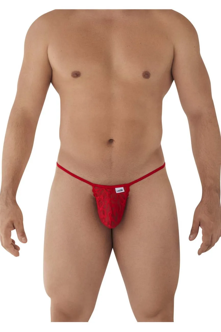 Bekleidung_Candyman_Herrenunterwäsche CandyMan 99606 Jockstrap mit Schleife Farbe Rot
