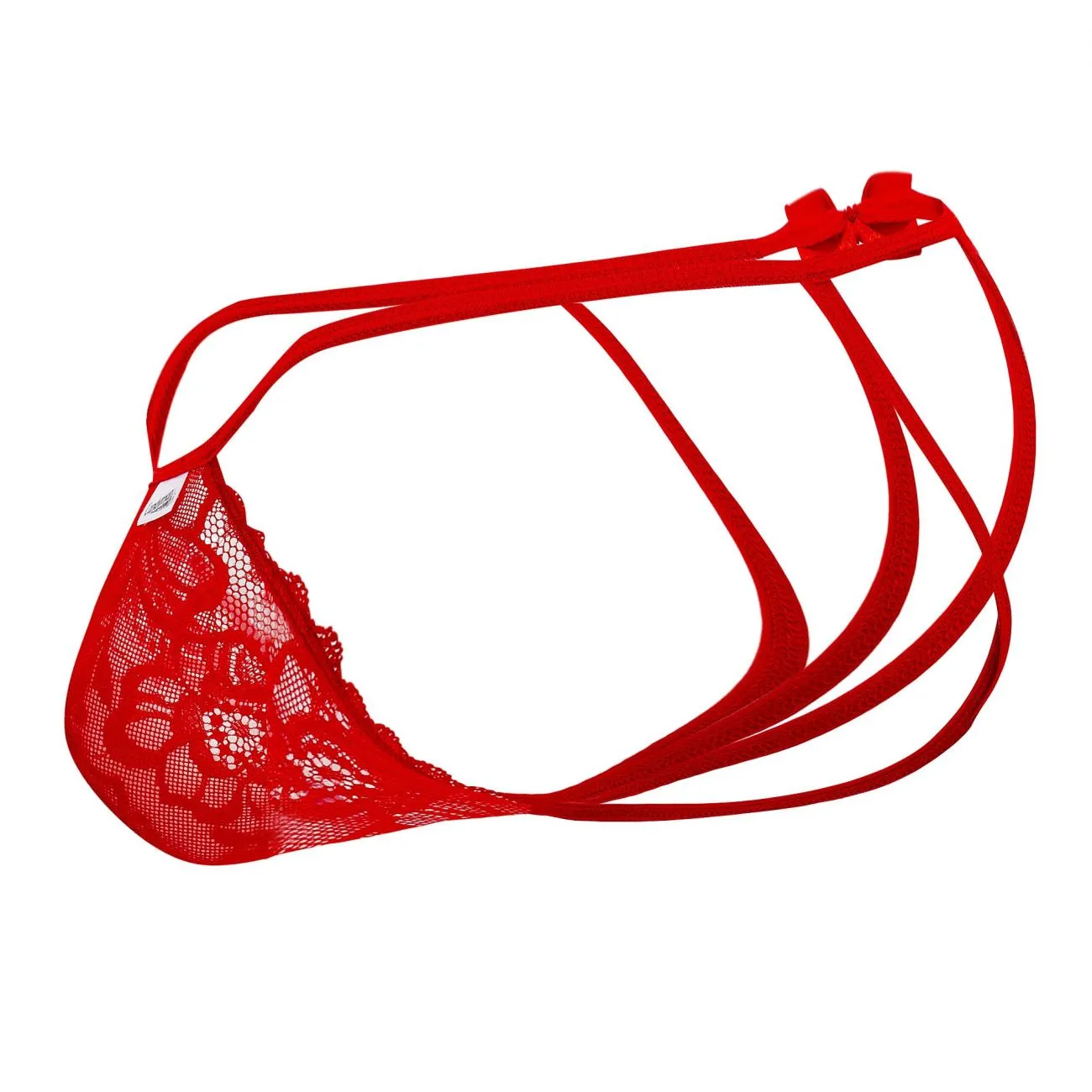 Bekleidung_Candyman_Herrenunterwäsche CandyMan 99606 Jockstrap mit Schleife Farbe Rot