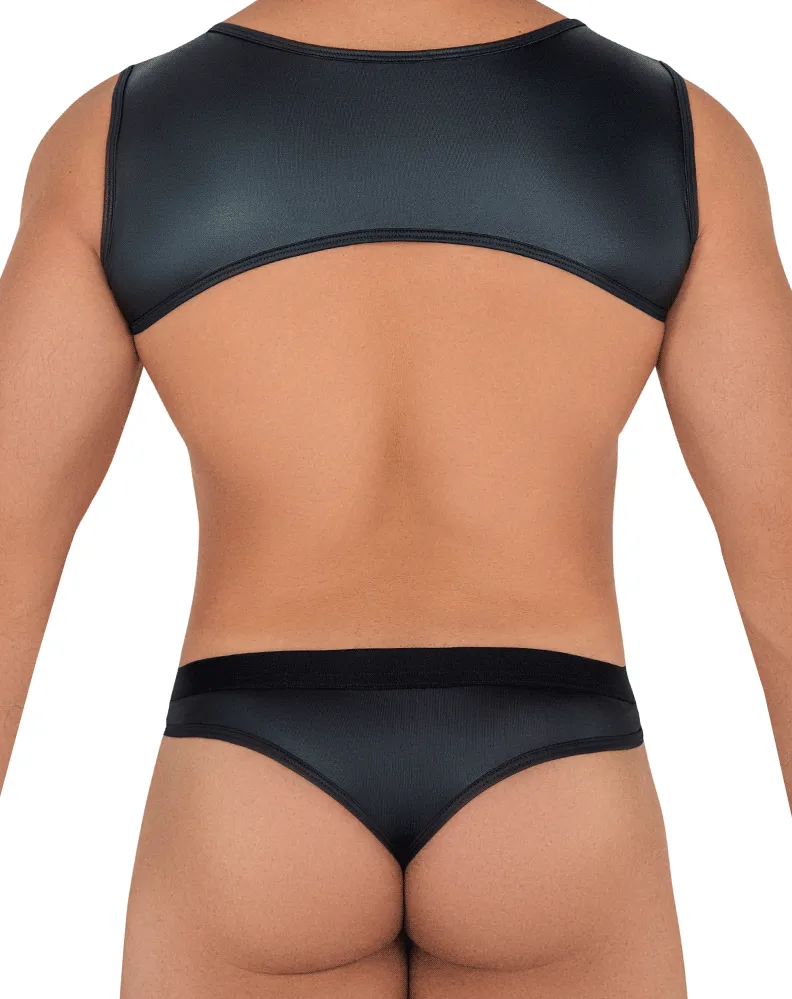 Bekleidung_Candyman_Herrenunterwäsche Candyman 99612 Gurt-Tanga-Outfit Schwarz