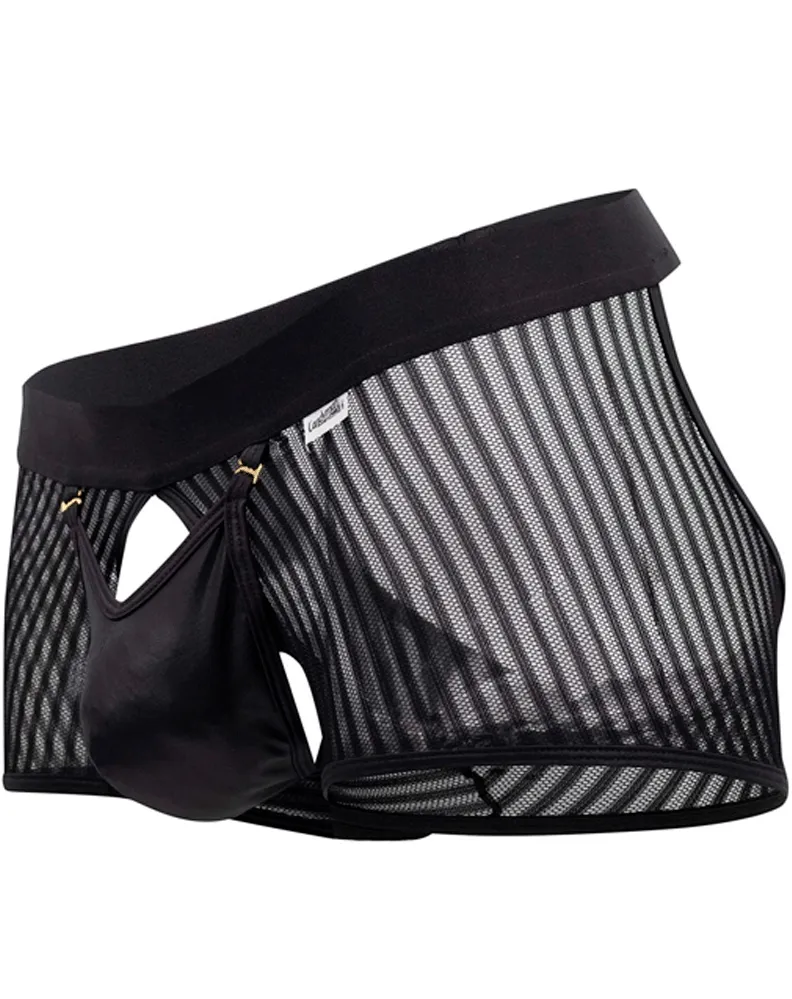 Bekleidung_Candyman_Herrenunterwäsche Candyman 99636 Mesh Slips Schwarz