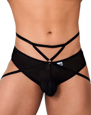 Bekleidung_Candyman_Herrenunterwäsche Candyman 99640 Mesh-Tanga Schwarz