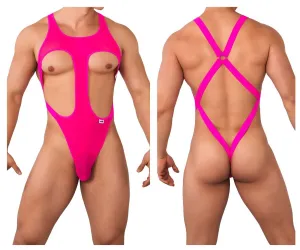 Bekleidung_Candyman_Herrenunterwäsche CandyMan 99643X Mesh-Body Farbe Knallrosa