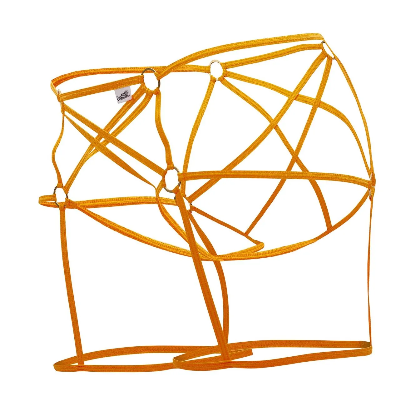 Bekleidung_Candyman_Herrenunterwäsche CandyMan 99646 Cage Jockstrap Farbe Knallorange