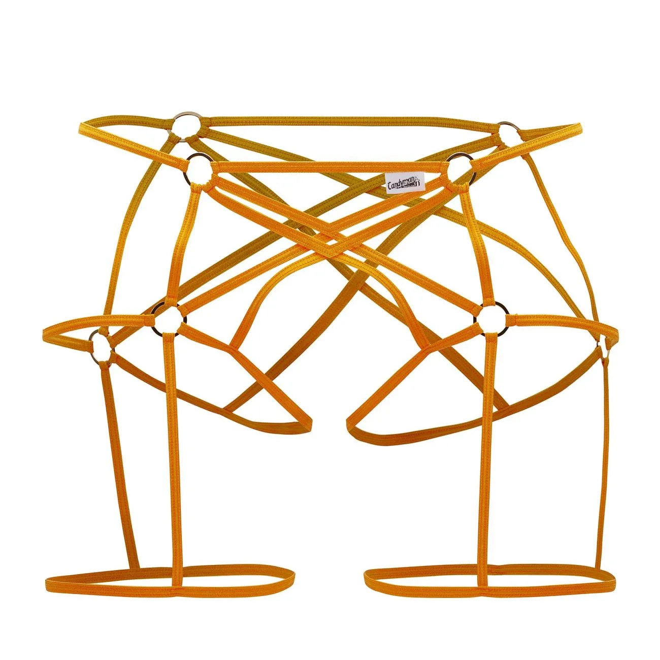 Bekleidung_Candyman_Herrenunterwäsche CandyMan 99646 Cage Jockstrap Farbe Knallorange