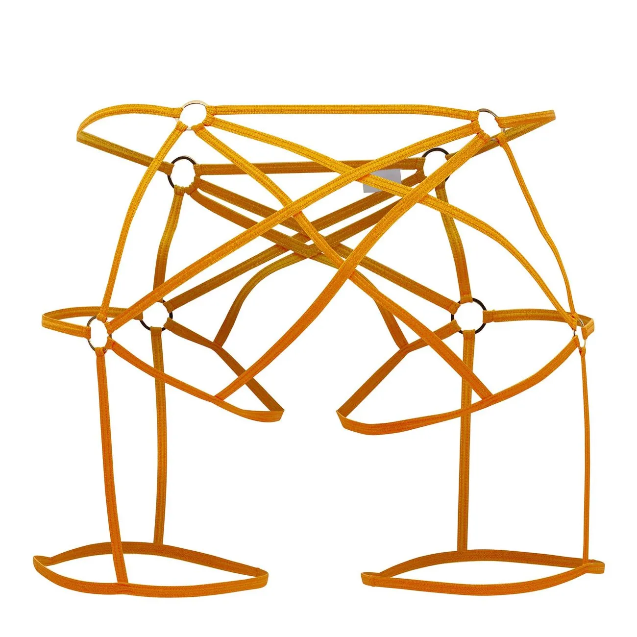 Bekleidung_Candyman_Herrenunterwäsche CandyMan 99646 Cage Jockstrap Farbe Knallorange
