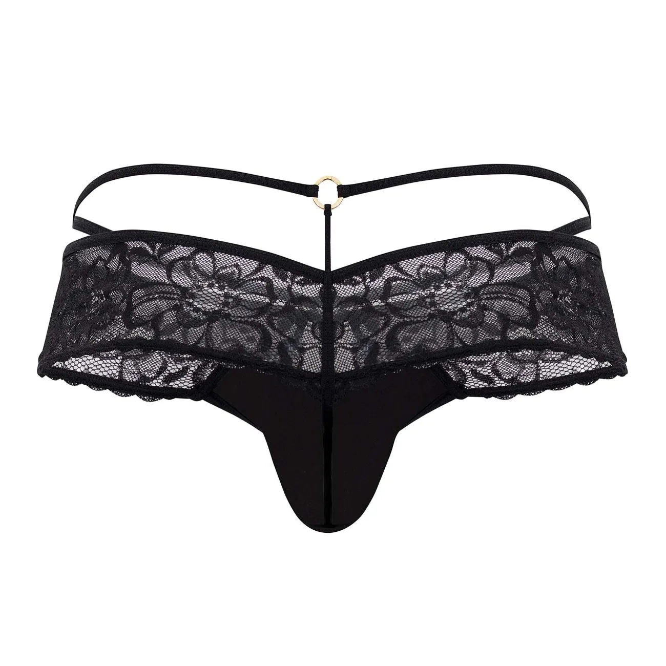 Bekleidung_Candyman_Herrenunterwäsche CandyMan 99647 Spitzen-Tangas Farbe Schwarz