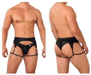 Bekleidung_Candyman_Herrenunterwäsche CandyMan 99655 Strumpfhalter-Tangas Farbe Schwarz