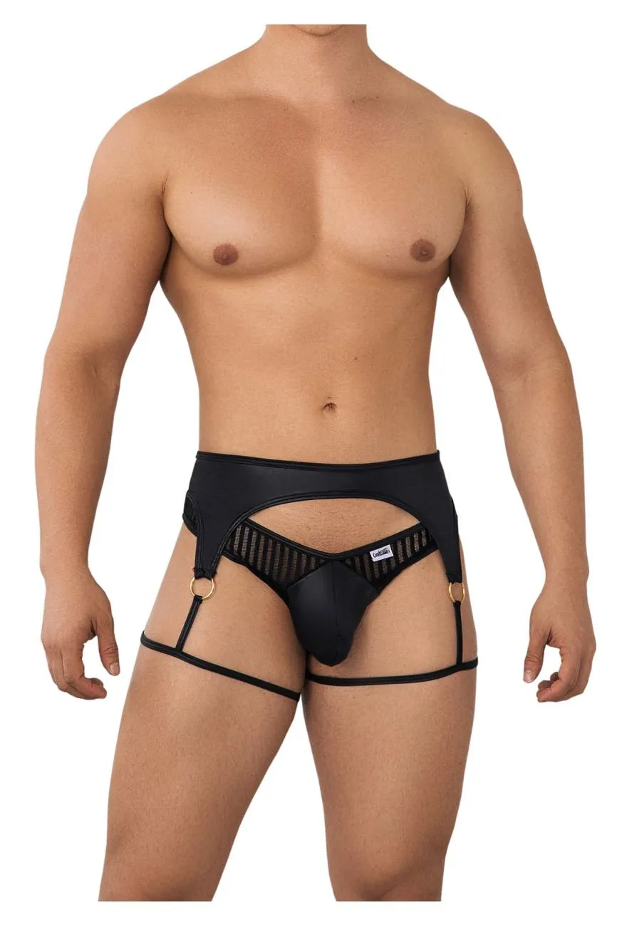 Bekleidung_Candyman_Herrenunterwäsche CandyMan 99655 Strumpfhalter-Tangas Farbe Schwarz